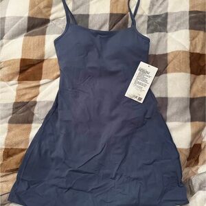 Washed Denim Align Cami Dress